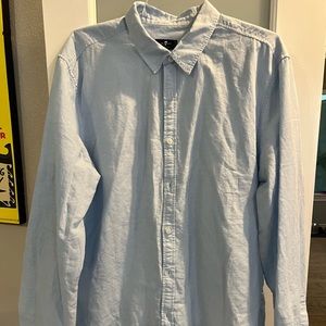 7 for all mankind blue shirt button down